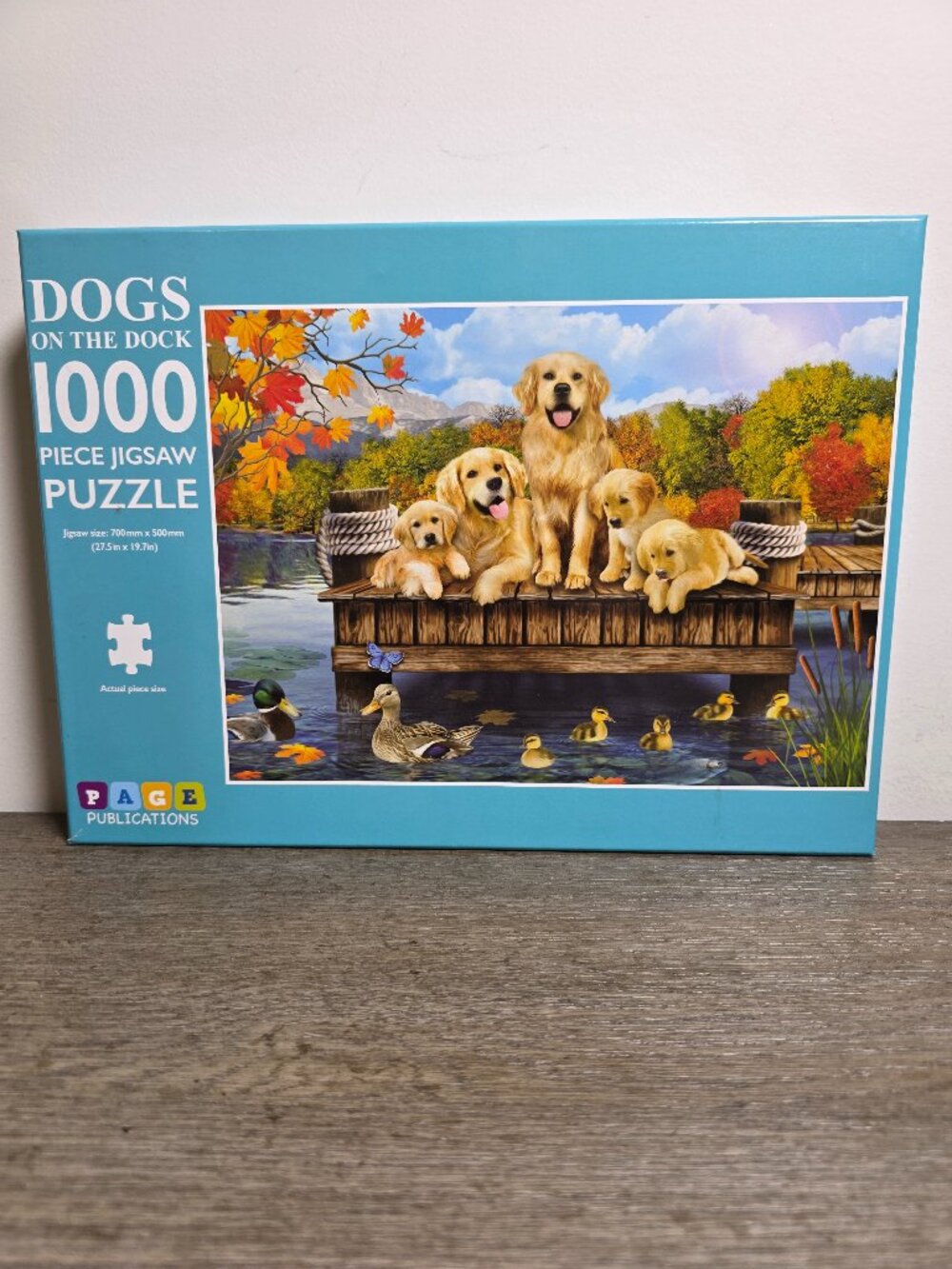 Dogs on the Dock - 1000 Piece Jigsaw Puzzle by Page Publications 2020